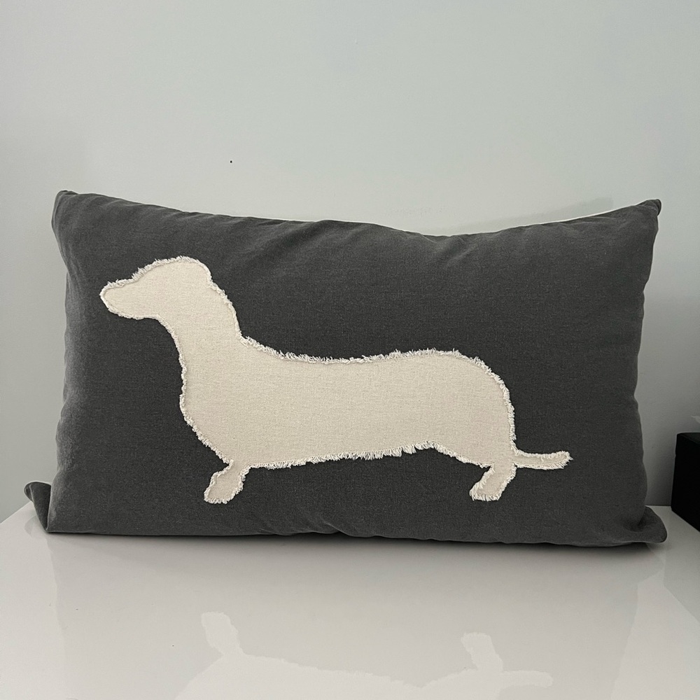 Dachshund Dog Pillow 16x27